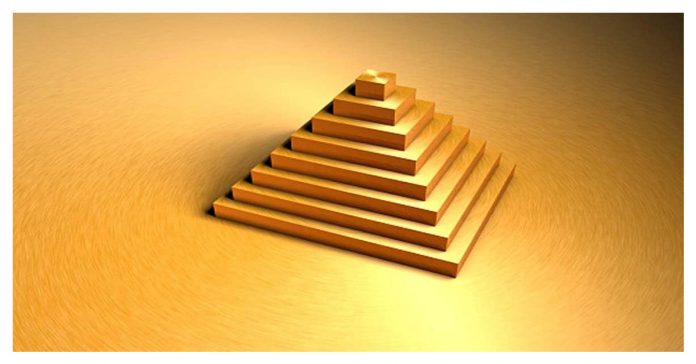 Keep pyramids in this direction