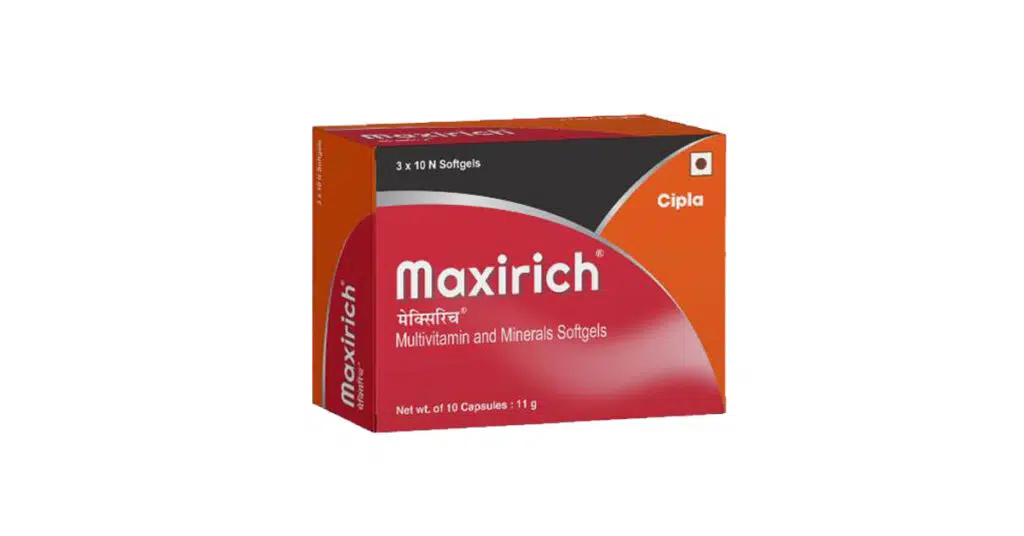 Maxirich Capsule uses in hindi