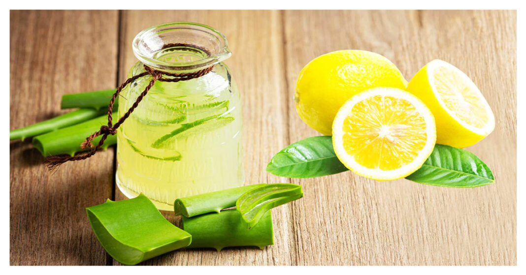 Consumption of lemon and aloe vera