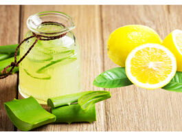 Consumption of lemon and aloe vera