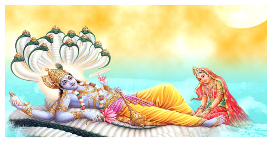 Lord Vishnu and Mother Lakshmi