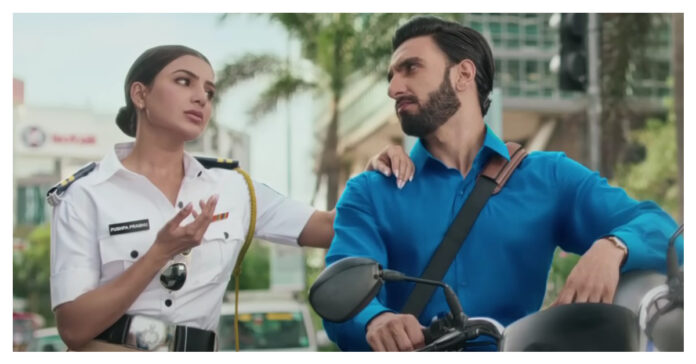 Samantha take Ranveer Singh's class