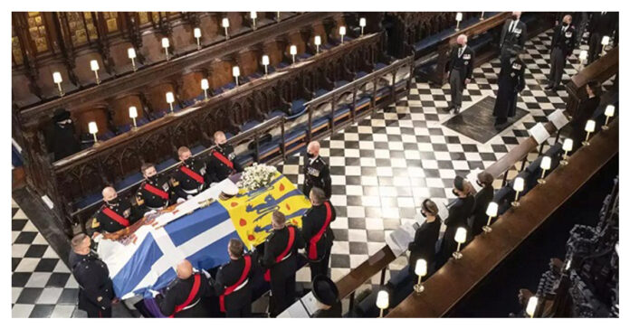 funeral procession of Queen Elizabeth