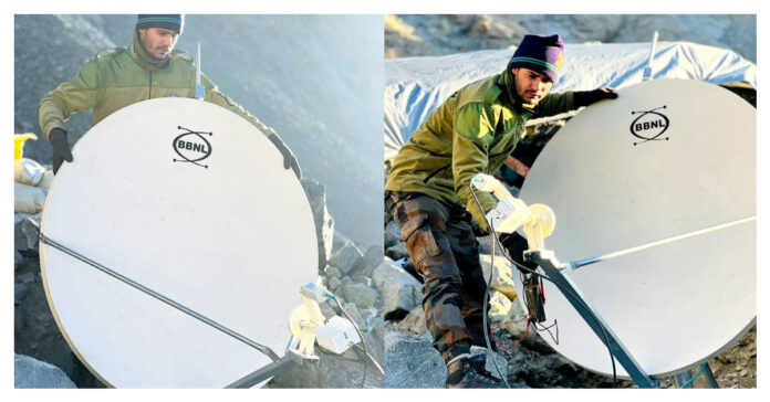 internet will run in Siachen