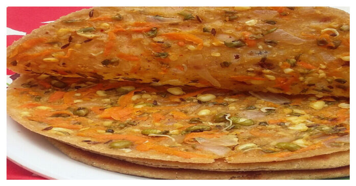 sprouts paratha
